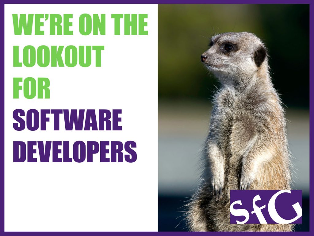 We're on the lookout for Software Developers