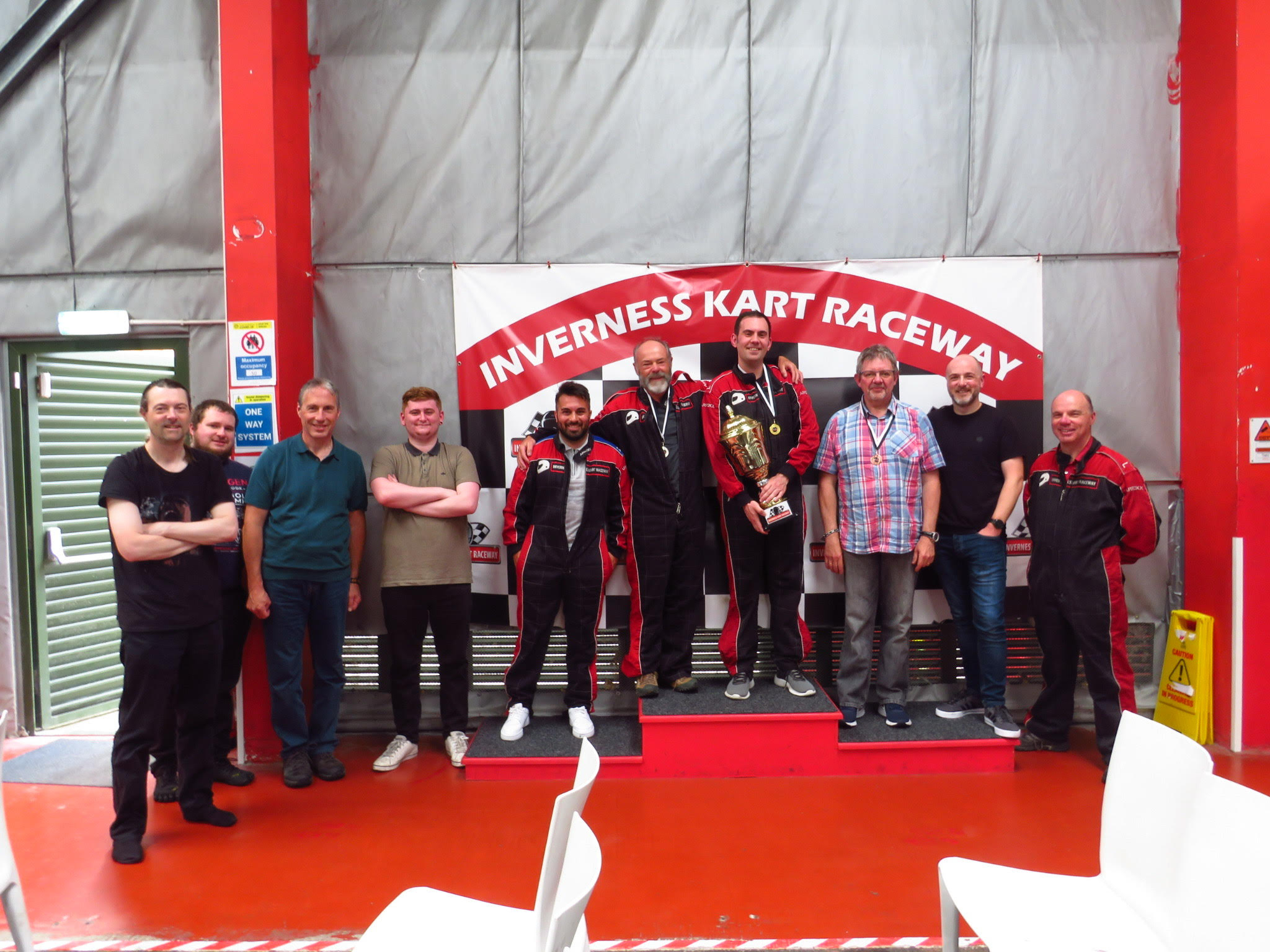 Team sfG at Inverness Kart Raceway